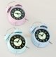 Retro Loud Alarm Clock Double Bell Mechanical Key Wound Silent Pointer Alarm Clock Night Light